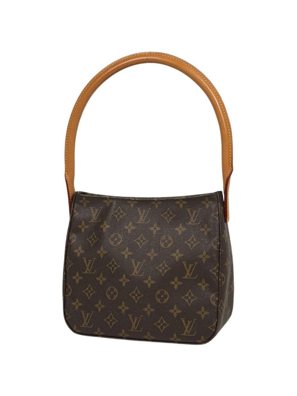 Louis Vuitton Looping MM Shoulder Bag Monogram Brown